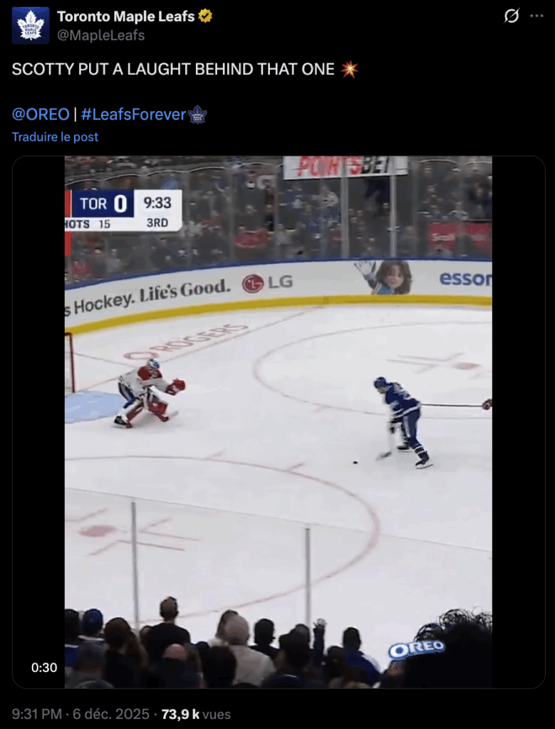 Le but de Scott Laughton. 