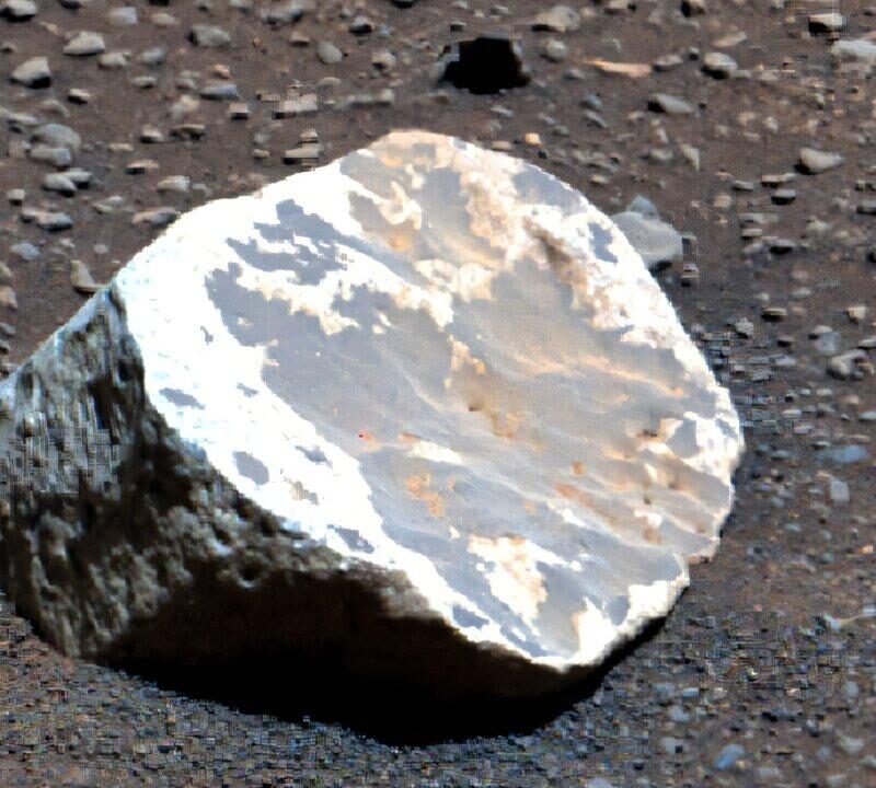 Mars-roche-kaolinite