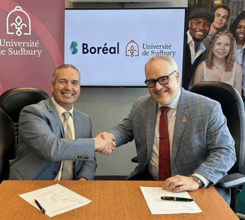 sciences, collège Boréal et université de Sudbury