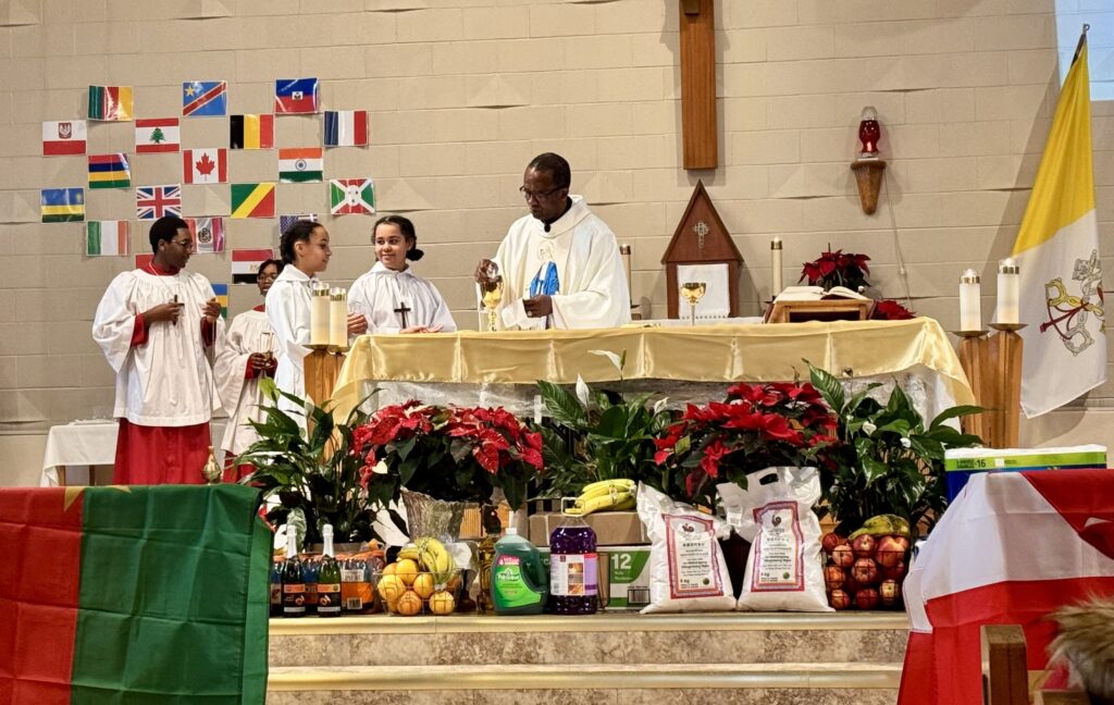 Hamilton, paroisse Notre-Dame-du-Perpétuel-Secours, messe interculturelle
