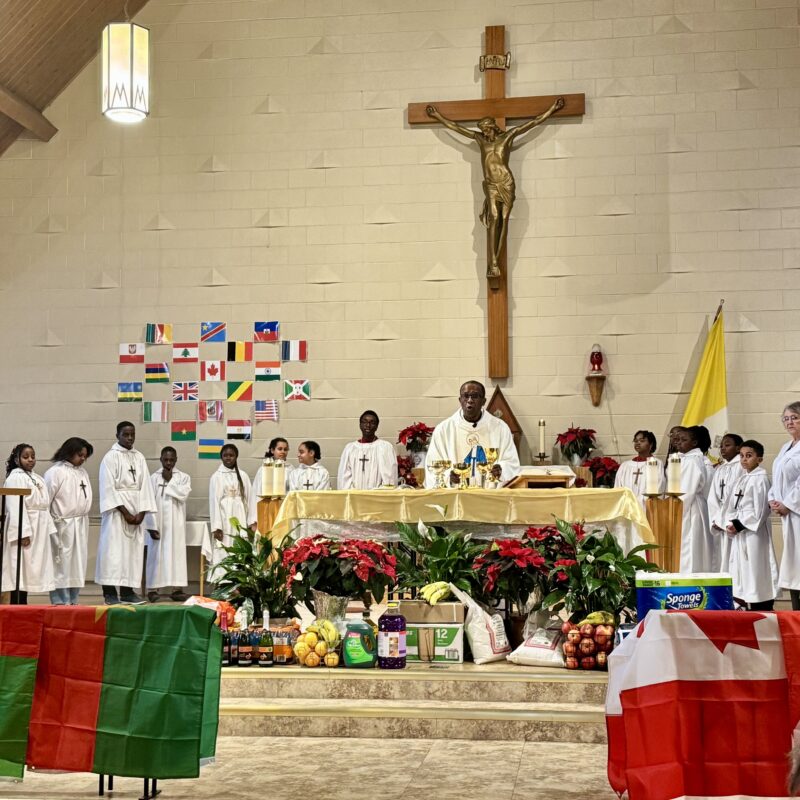 Hamilton, paroisse Notre-Dame-du-Perpétuel-Secours, messe interculturelle