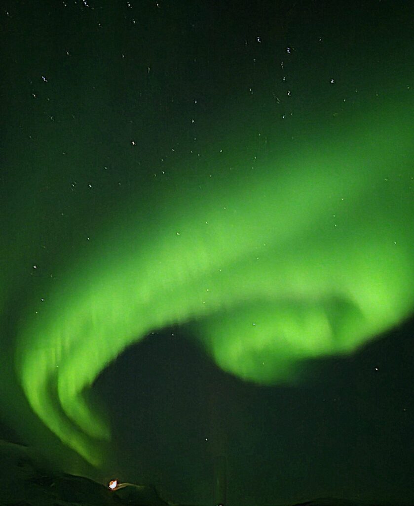 aurores boréales, Norvège navire MS Spitsbergen HX Expeditions