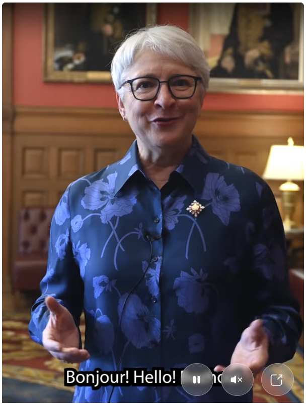 La lieutenante-gouverneure Edith Dumont.