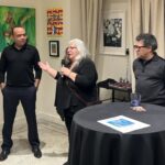 artistes, Lise B. L. Goulet lors du mot d'introduction