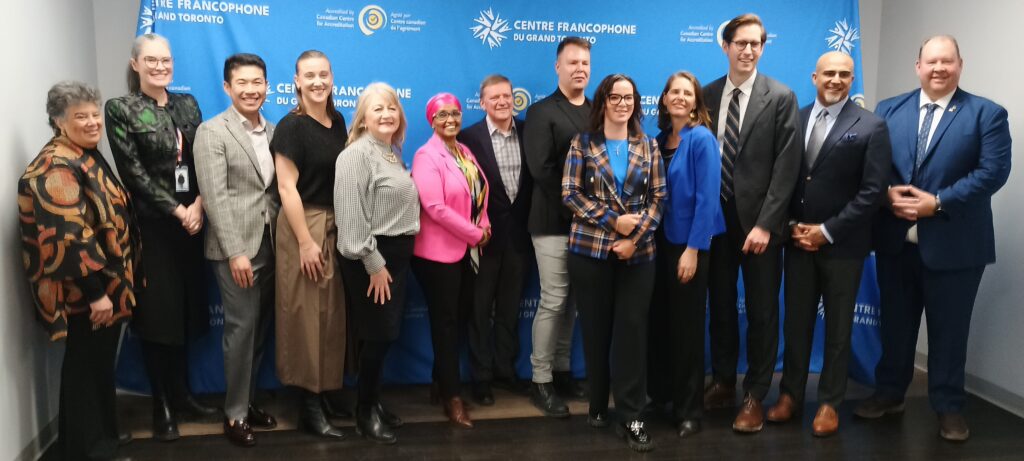 Les invités à l'annonce de l'expansion des soins primaires du CFGT