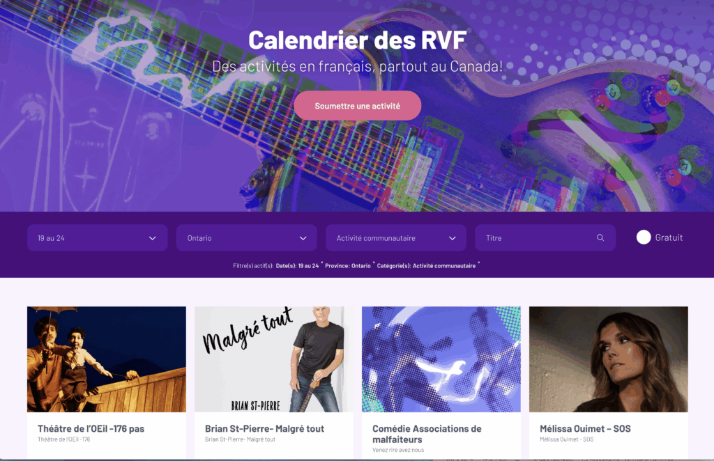 Rendez-vous de la francophonie, RVF