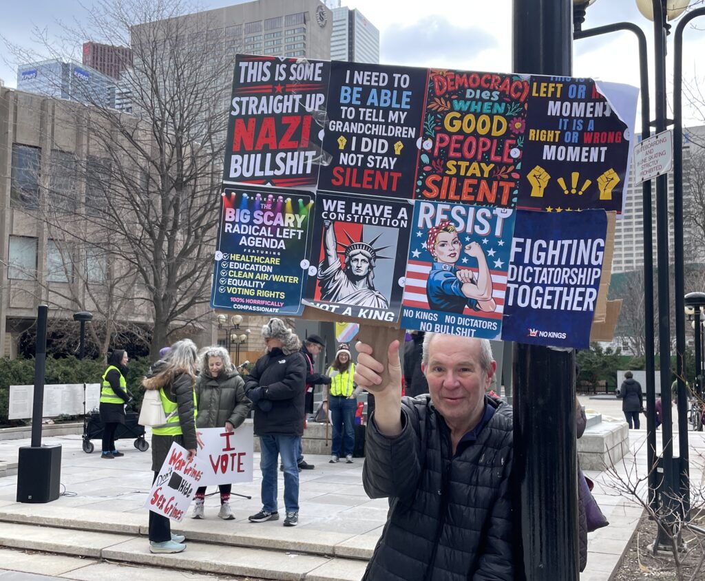 No Kings, Trump, Toronto 28 mars