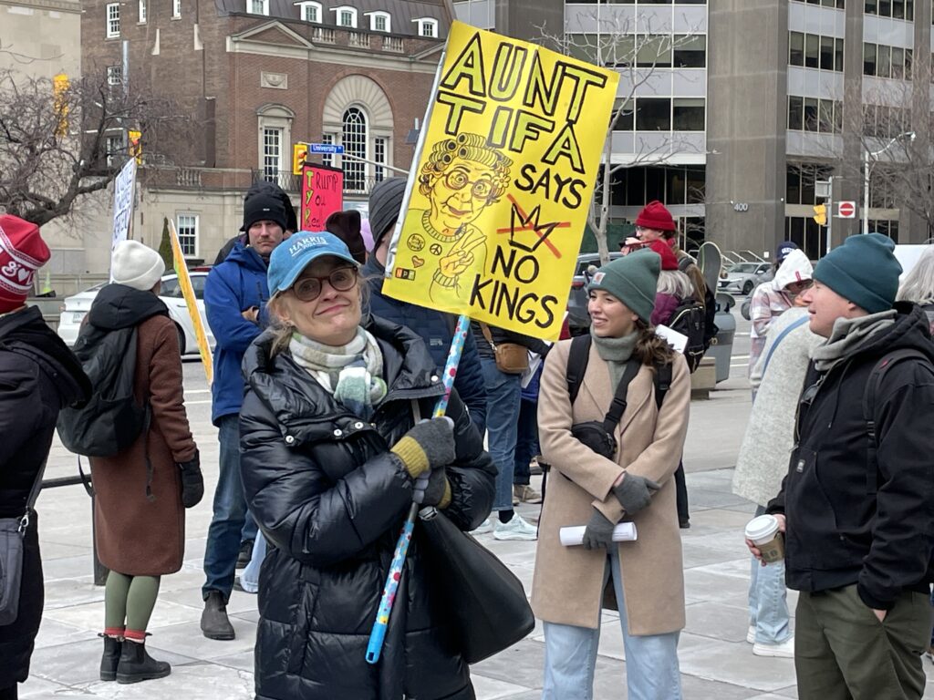 No Kings, Trump, Toronto 28 mars