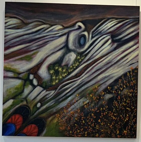 Là où la roche coulait autrefois comme de l’eau, Nathalie Bertin