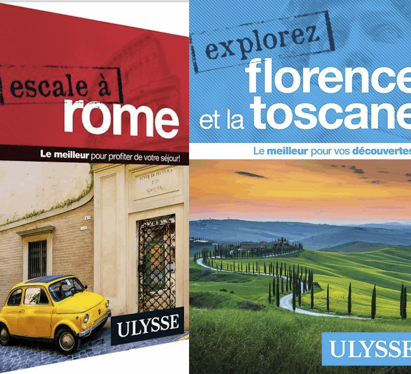 guides Ulysse, Rome, Florence, Toscane