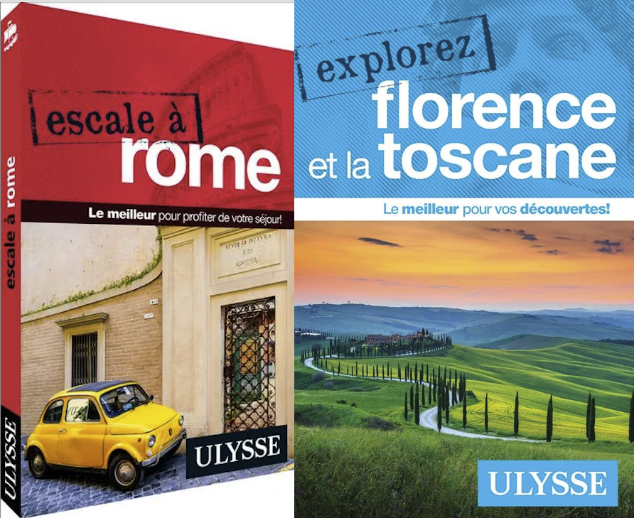 guides Ulysse, Rome, Florence, Toscane