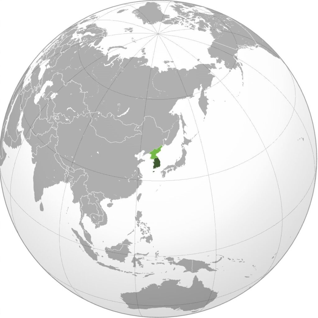 La Corée du Sud et la Corée du Nord, entre la Chine et le Japon
