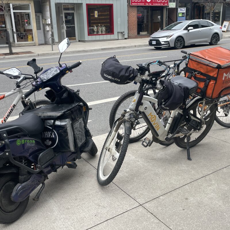 livreurs, micromobilité, deux-roues, vélo