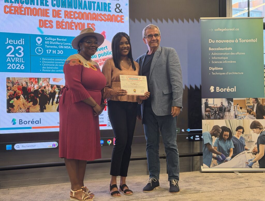 33e édition du Salon du livre de Toronto, rencontre communautaire, reconnaissance des bénévoles