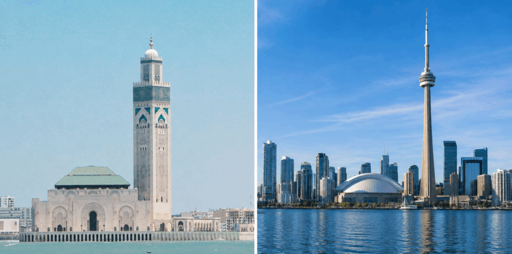 Casablanca et Toronto, regards sur deux grandes métropoles
