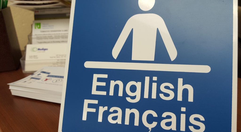 bilinguisme officiel, langues officielles
