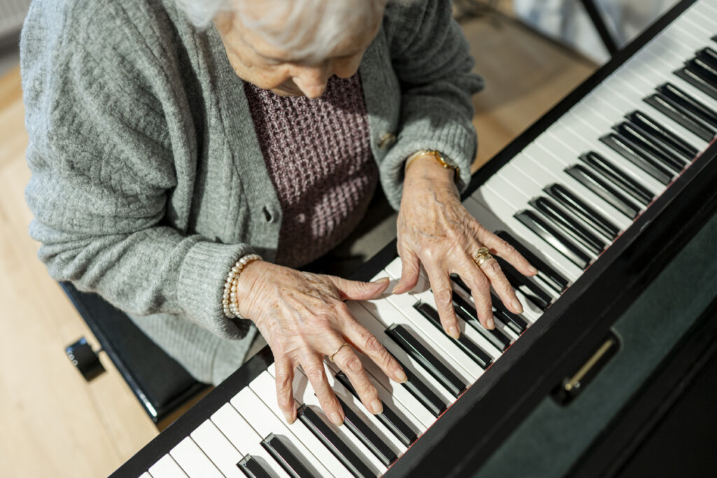 démence, alzheimer, cerveau, musique