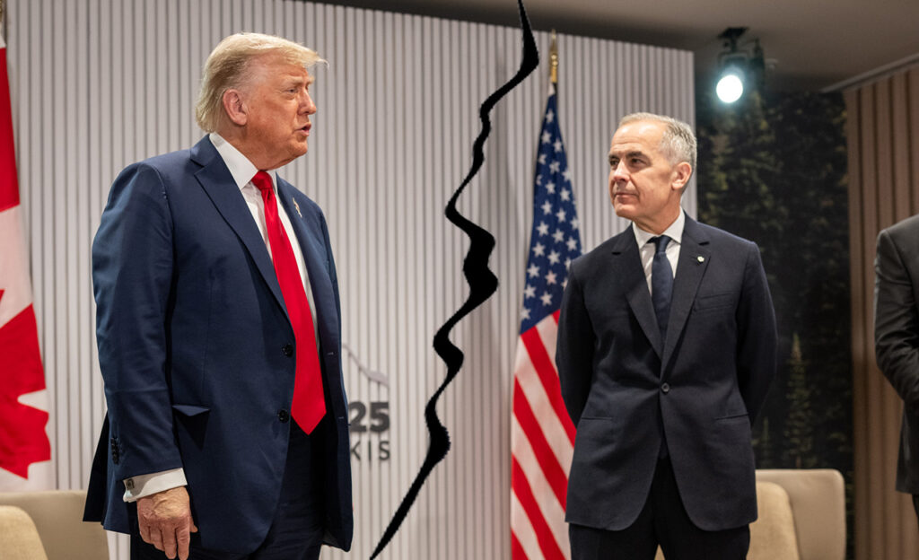 Donald Trump et Mark Carney