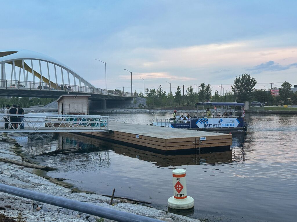 Parc Biidaasige, Port de Toronto, Embouchure de la rivière Don
