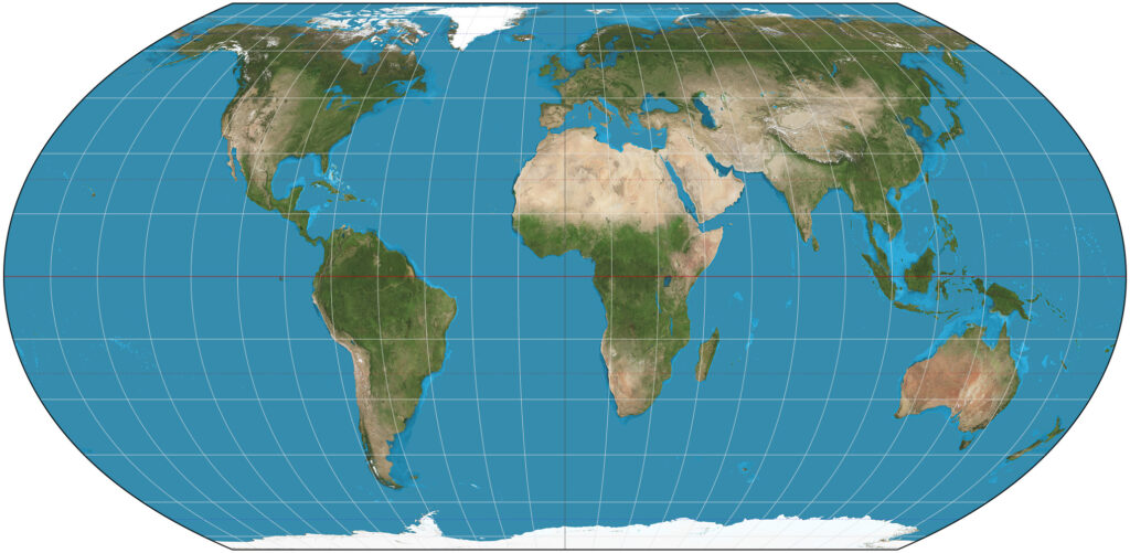 carte du monde, Mercator