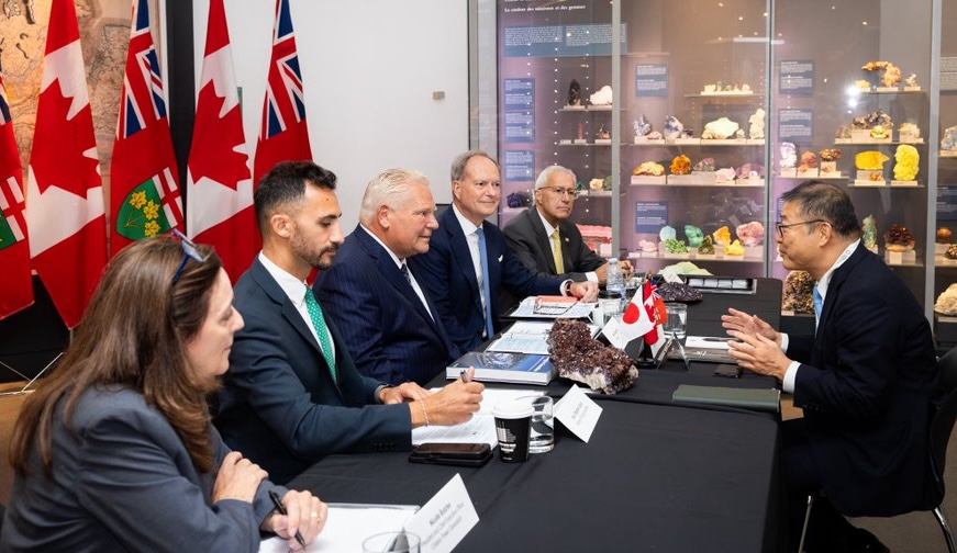 Doug Ford au Sommet canadien de l'investissement.