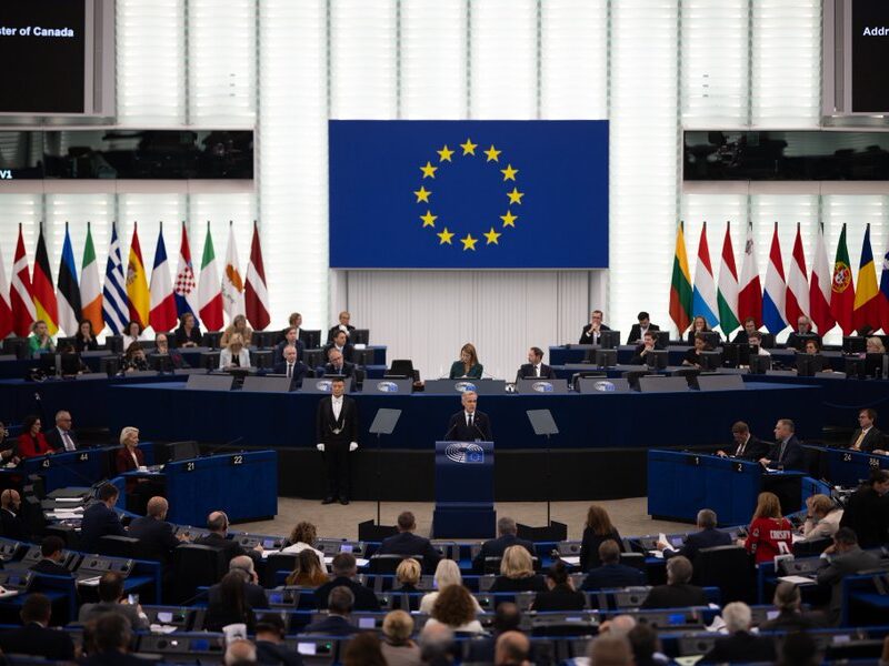 Canada-UE, Mark Carney au Parlement européen.